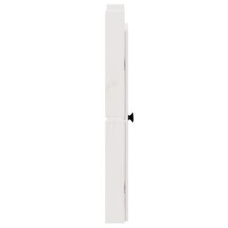 Berkfield Home Outdoor Kitchen Doors White 50x9x82 cm Solid Wood Pine - Size: 50 x 9 x 82 cm - thumbnail 5