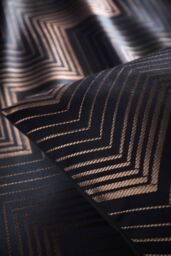 Laurence Llewelyn-Bowen 'Cocktail' Geometric Jacquard Duvet Cover Set in Black - Size: Super King - thumbnail 3
