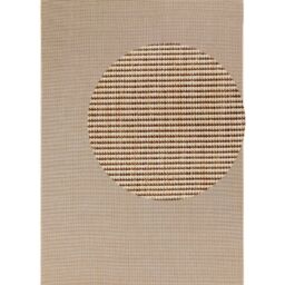 THE RUGS Weatherproof Plain Rug - Indoor Outdoor Durable Easy Clean Minimalist in Beige - Size: 240 cm x 340 cm - thumbnail 3