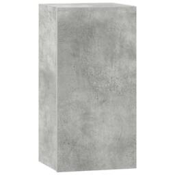 Berkfield Home Practical 6 Piece TV Cabinet Set Concrete Grey Engineered Wood - thumbnail 6