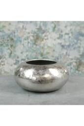KDMD Silver Mayfair Pebble Small Indoor Planter - thumbnail 1