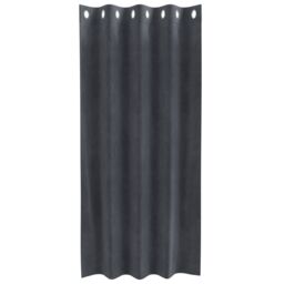 Berkfield Home Blackout Curtains with Eyelets 2 pcs Light Grey Velvet - thumbnail 3