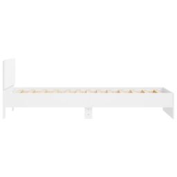 Berkfield Home Bed Frame without Mattress with Headboard White 100x200 cm - thumbnail 6