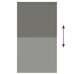 Berkfield Home Roller Blind Blackout Grey 120x230 cm Fabric Width 116.6 cm Polyester - thumbnail 5