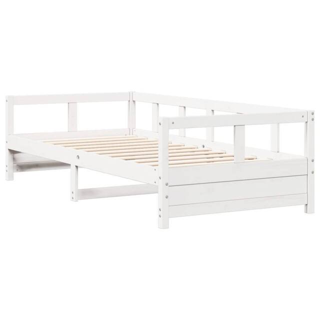 Berkfield Home Durable Daybed without Mattress White 90x200 cm Solid Wood Pine - image 1