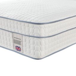 Somnior Gel Memory Foam Hybrid High Loft Pocket Mattress for Extra Support Pressure Relieving Made in UK in White - Size: Small Double - thumbnail 4