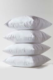 Homescapes Waterproof Pillow Protectors 60 x 60 cm, Pack of 4 in White - Size: 60 x 60 cm - thumbnail 2