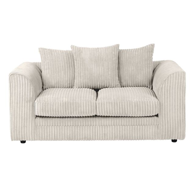 SquareBoxx Lennox Sofa Set 2 Seater in Off-White - image 1
