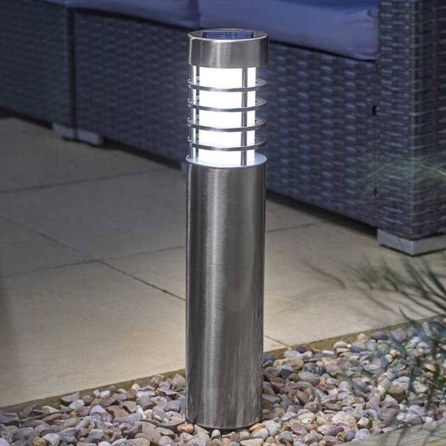 Marco Paul Solar Powered Orion Bollard Stake Light in Silver - image 1