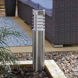 Marco Paul Solar Powered Orion Bollard Stake Light in Silver - thumbnail 7