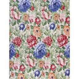 Wyld and Coco Multicolour Cotton Rug 140 x 200 cm Floral Jacquard Boho - Size: 140 cm x 200 cm - thumbnail 2