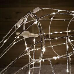 Samuel Alexander 63cm Outdoor Twinkling LED Grazing Reindeer Christmas Decoration in Warm White in Beige - thumbnail 5