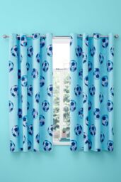 Catherine Lansfield 'Tie Dye Football' Reversible Eyelet Curtains in Lilac - Size: 168 cm width x 183 cm drop - thumbnail 2
