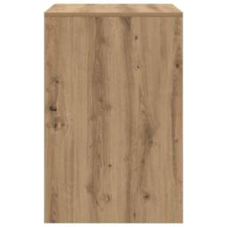 Berkfield Home Writing Desk Artisan oak Engineered wood 60 x 50 x 76 cm in Brown - thumbnail 6