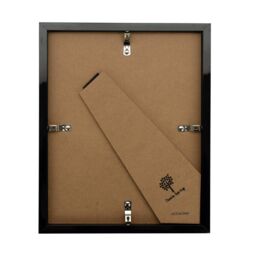 "Nicola Spring 3D Box Photo Frames - 8 x 10"" with 4 x 6"" Mount - Ivory Mount - Pack of 2 in Black" - thumbnail 5