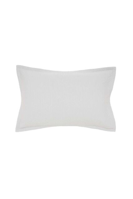 Murmur 'Hush' Cotton Percale Oxford Pillowcase in Grey - image 1
