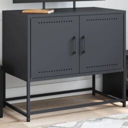 Berkfield Home TV Cabinet Anthracite 68.5x39x60.5 cm Steel