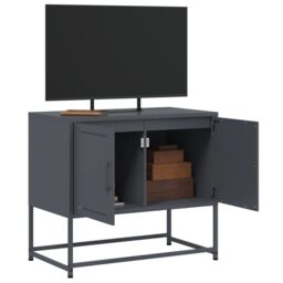 Berkfield Home TV Cabinet Anthracite 68.5x39x60.5 cm Steel - thumbnail 5