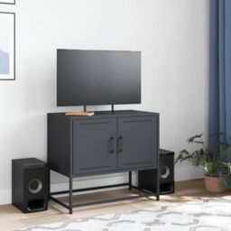 Berkfield Home TV Cabinet Anthracite 68.5x39x60.5 cm Steel - thumbnail 3