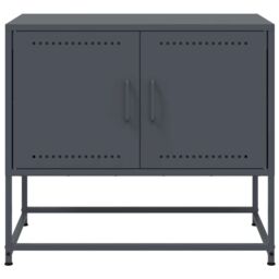 Berkfield Home TV Cabinet Anthracite 68.5x39x60.5 cm Steel - thumbnail 6