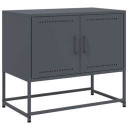 Berkfield Home TV Cabinet Anthracite 68.5x39x60.5 cm Steel - thumbnail 2