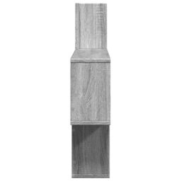 Berkfield Home Wall Shelf Grey Sonoma 100x15x70 cm Engineered Wood - Size: 100 x 15 x 70 cm - thumbnail 5