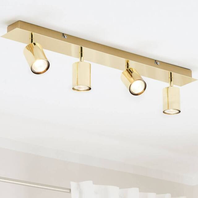 Wyld and Coco Gold 4-Light Adjustable Spotlight Ceiling Lamp - image 1