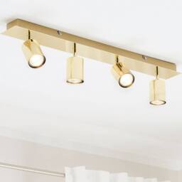 Wyld and Coco Gold 4-Light Adjustable Spotlight Ceiling Lamp