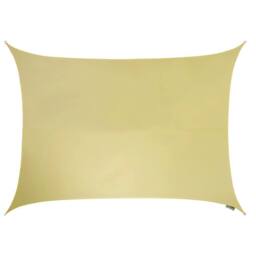 Primrose 4m x 3m Rectangle Waterproof Sand Garden Patio Sun Shade Sail Canopy 98% UV Block with Free Fixing Kit in Light Sand - thumbnail 2