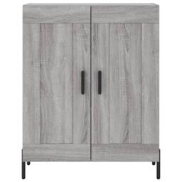 Berkfield Home Sideboard Grey Sonoma 69.5x34x90 cm Engineered Wood - thumbnail 5
