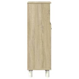 Berkfield Home Practical Bathroom Cabinet Sonoma Oak 30.5x30x95 cm Engineered Wood in Light Brown - thumbnail 5