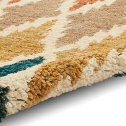 The Rug Shop UK Multi Handmade Modern Geometric Hemp Kilim Easy To Clean Area Rug - Size: 120 cm x 170 cm - thumbnail 7