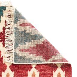 The Rug Shop UK Multi Handmade Modern Geometric Hemp Kilim Easy To Clean Area Rug - Size: 120 cm x 170 cm - thumbnail 8