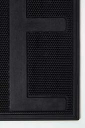 Homescapes Black Rubber Home Sweet Home Non-Slip Doormat - Size: 45 cm x 75 cm - thumbnail 2