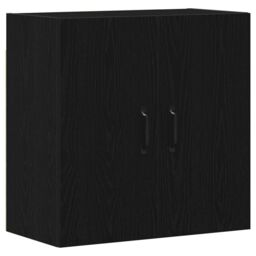 Berkfield Home Wall Cabinet Black Oak 60x31x60 cm Engineered Wood - Size: 60 x 31 x 60 cm - thumbnail 2