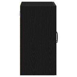 Berkfield Home Wall Cabinet Black Oak 60x31x60 cm Engineered Wood - Size: 60 x 31 x 60 cm - thumbnail 7