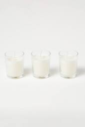 Homescapes Crystal Scented Candle Gift Set Pack of 3 with Natural Gemstones in Grey - Size: 3 Pack - thumbnail 2