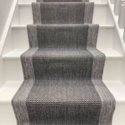 runrug Stair Runner Carpet - Reversible & Durable, 2mm - 'Vichy' in Midnight - Size: 60 cm x 690 cm - thumbnail 4