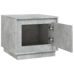Berkfield Home Decorative Coffee Table Concrete Grey 51x50x44 cm Engineered Wood - Size: 51 x 50 x 44 cm - thumbnail 6