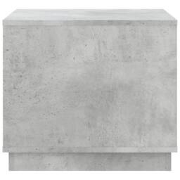 Berkfield Home Decorative Coffee Table Concrete Grey 51x50x44 cm Engineered Wood - Size: 51 x 50 x 44 cm - thumbnail 7
