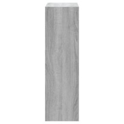 Berkfield Home Shoe Cabinet Grey Sonoma 63x24x81 cm Engineered Wood - Size: 63 x 24 x 81 cm - thumbnail 5