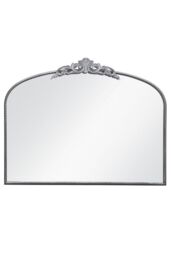 "MirrorOutlet Silver Metal Framed Classic Arched Wall Mirror 40"" X 31"" (102 X 80CM) - Size: 1 Pack" - thumbnail 3