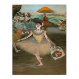 Artery8 Edgar Degas Framed Wall Art Print Dancer with Bouquet Bowing - Size: A4 - thumbnail 3