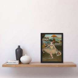 Artery8 Edgar Degas Framed Wall Art Print Dancer with Bouquet Bowing - Size: A4 - thumbnail 2