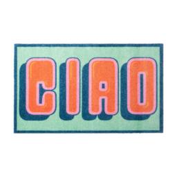Artsy Mats Ciao Indoor Washable Doormat in Green - Size: 40 cm x 60 cm - thumbnail 3