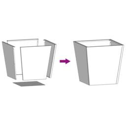 Berkfield Home Durable Garden Planter 40x40x40 cm Stainless Steel in Silver - Size: 40 x 40 x 40 cm - thumbnail 8
