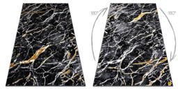 RugsX Allure Rug in Black - Size: 120 cm x 170 cm - thumbnail 4