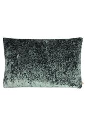 KAI Lynx Velvet Jacquard Cushion in Dark Green - Size: 40 cm x 60 cm - thumbnail 1