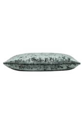 KAI Lynx Velvet Jacquard Cushion in Dark Green - Size: 40 cm x 60 cm - thumbnail 2