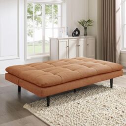 Home Detail Butterfly Sofa Bed in Burnt Orange - Size: 3 Seater - thumbnail 2
